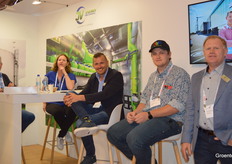 At the Voshol booth we came for a drink and a snack.